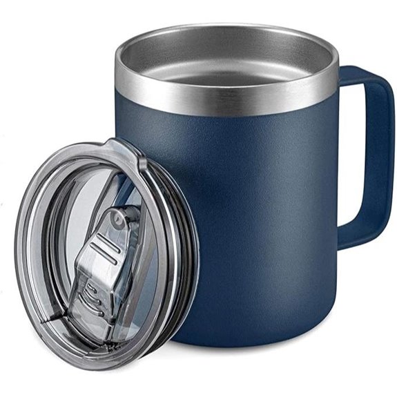 ALOUFEA 12oz Stainless Steel Insulated Coffee Mug