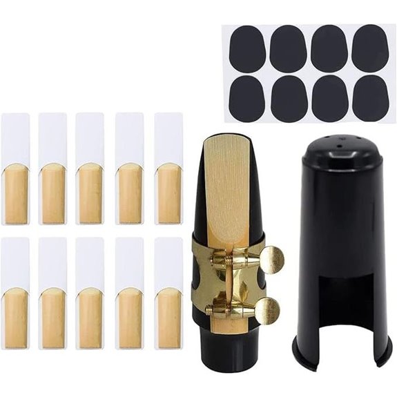 Alto Sax Mouthpiece Kit with Ligature and Reeds