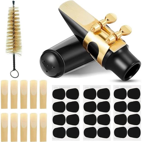 Alto Saxophone Mouthpiece Kit with Reeds and Accessories