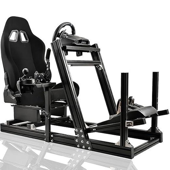 aluminum racing simulator cockpit