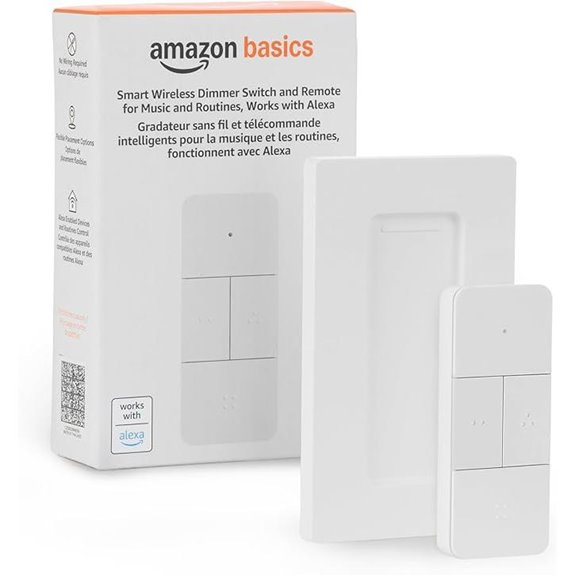 Amazon Basics Alexa Smart Dimmer Switch and Remote