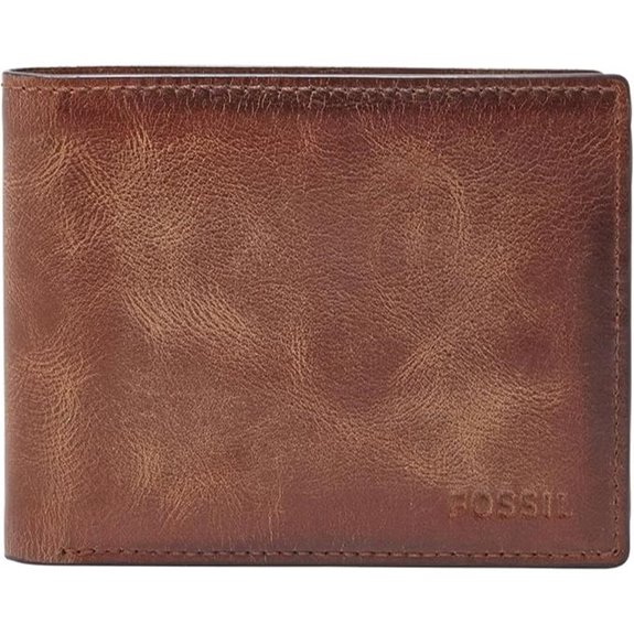 Fossil Men's RFID-Blocking Leather Bifold Wallet