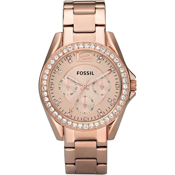 Fossil Women's Riley Stainless Steel Multifunction Watch