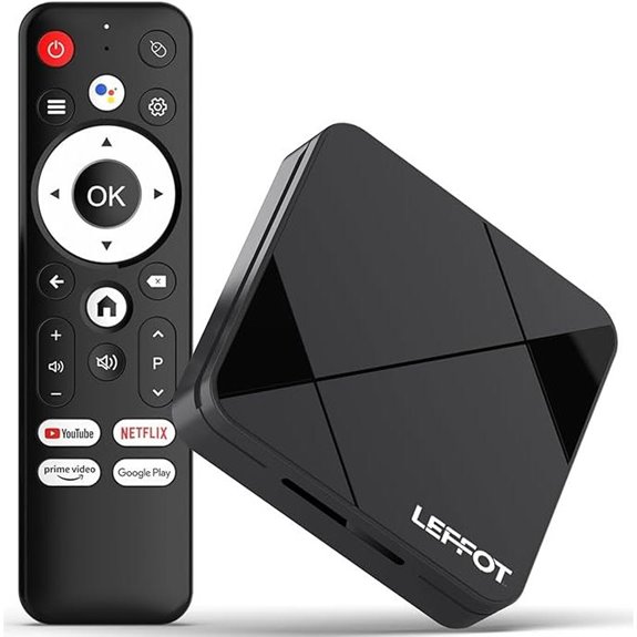 Android 14.0 4K TV Box with WiFi 6 and Remote