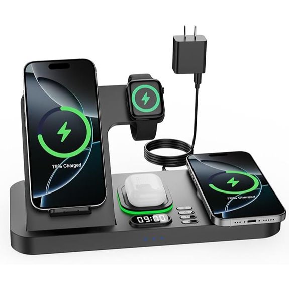 Dual Wireless Charging Station for Apple Devices