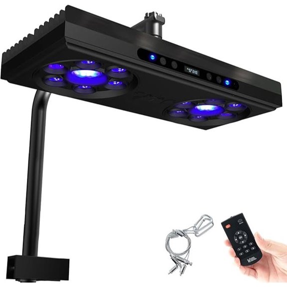140W Reef Aquarium Light with Timer and Group Control