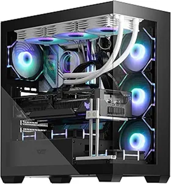 darkFlash ATX Mid-Tower PC Case with ARGB Fans