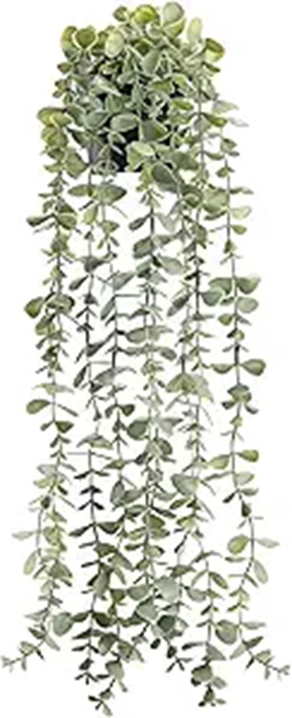 Fake Eucalyptus Hanging Plants for Indoor Decor