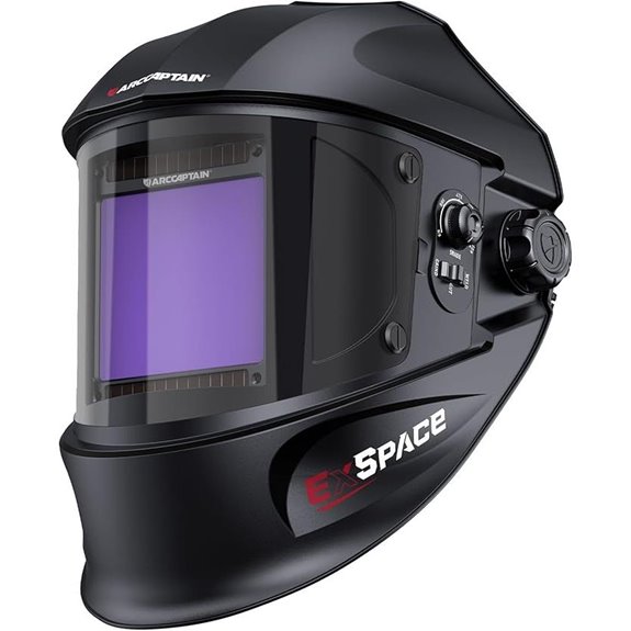 ARCCAPTAIN Auto-Darkening Welding Helmet with Large View