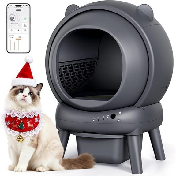 Self-Cleaning Multi-Cat Litter Box with App Control