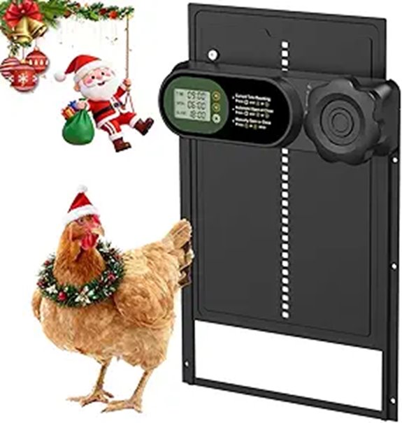 Auto Chicken Coop Door with Timer and Sensor