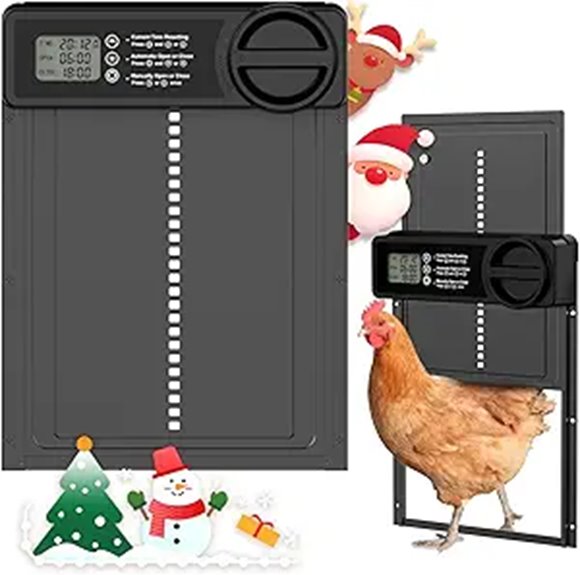 Automatic Chicken Coop Door with Timer and Sensor