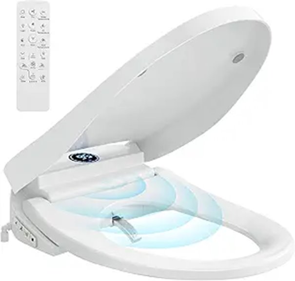 TOTTE Auto Open/Close Bidet Toilet Seat with Remote