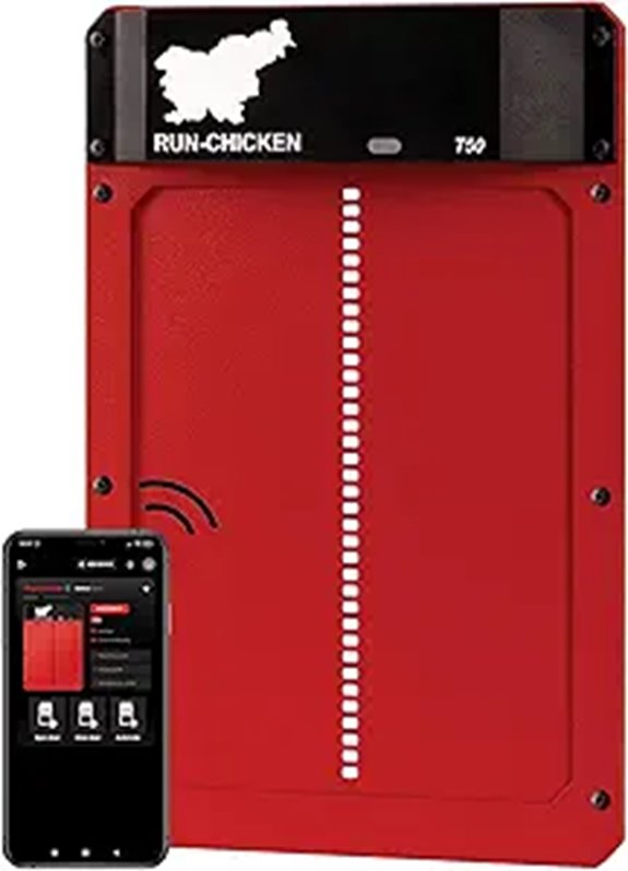 Run-Chicken T50 Automatic Coop Door with App Control