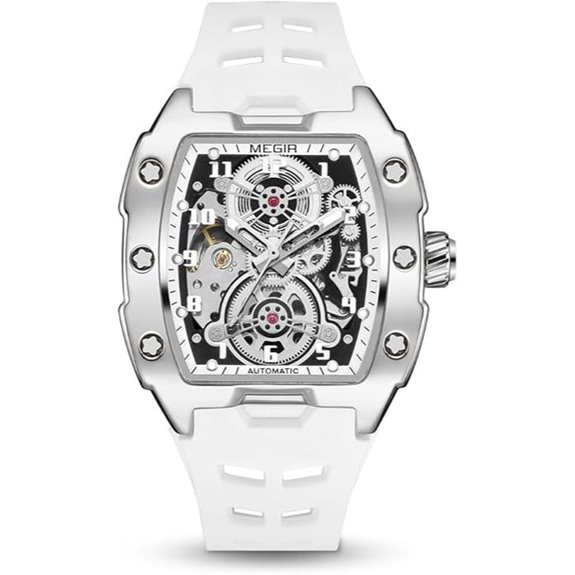 MEGIR Automatic Men’s Watch with Silicone Band