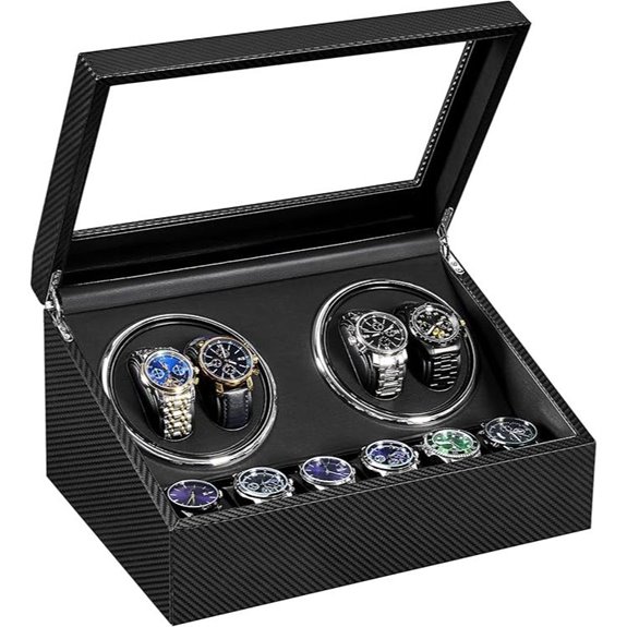 ANWBROAD Automatic Watch Winder with Storage