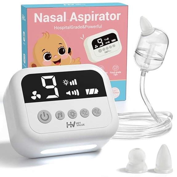 HEYVALUE Baby Nasal Aspirator with Night Light