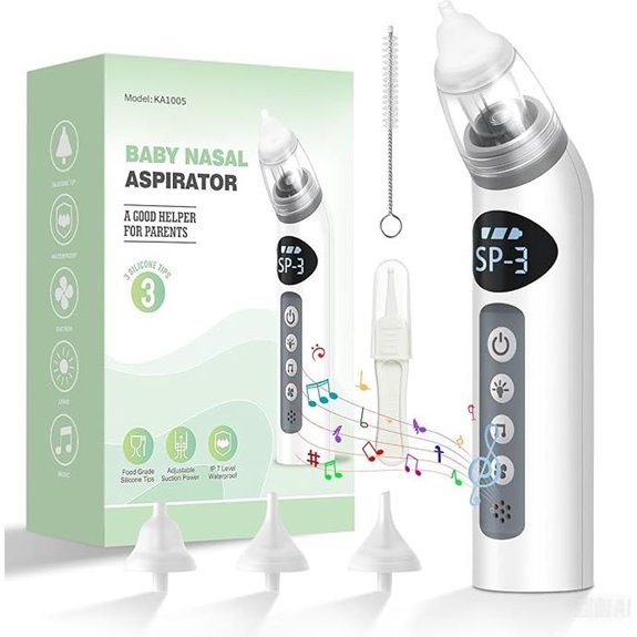 Bivni Baby Nasal Aspirator with Light & Music