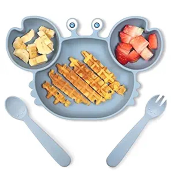 ROCCED Baby Suction Plate and Utensil Set