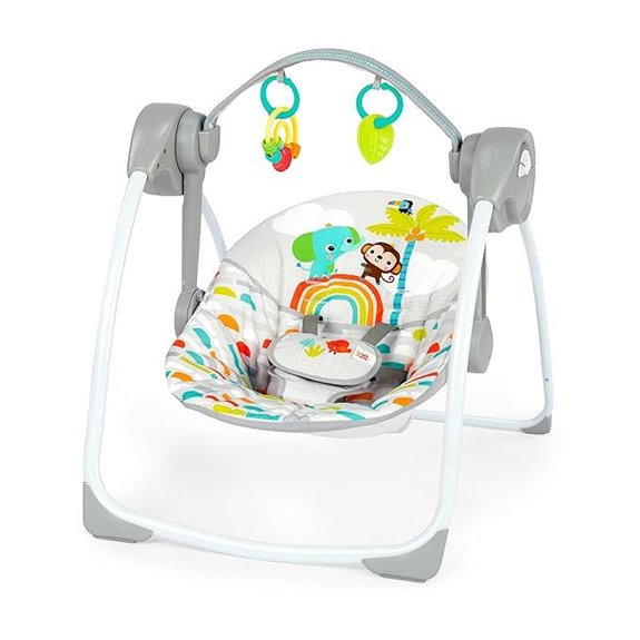 Bright Starts Playful Paradise Baby Swing with Music