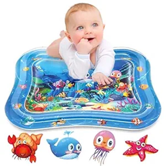 Infinno Inflatable Baby Tummy Time Water Mat