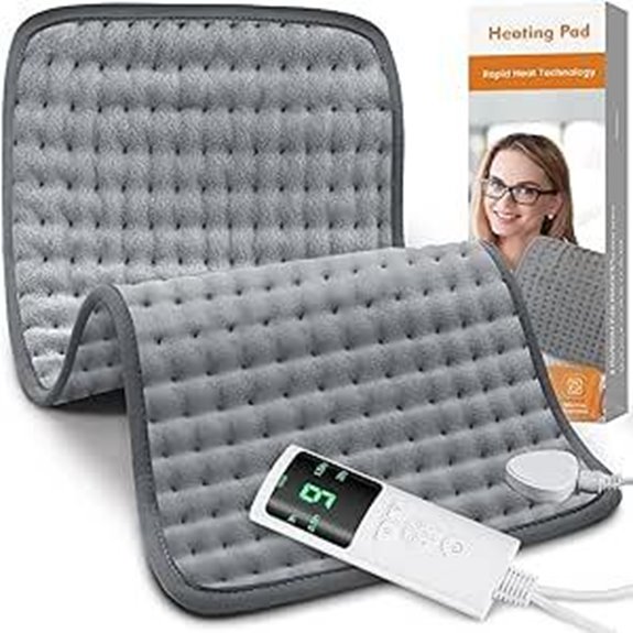 Heating Pad for Back & Muscle Pain Relief