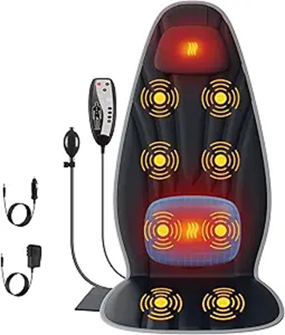 SLOTHMORE Back Massager with Heat and Vibrating Motors