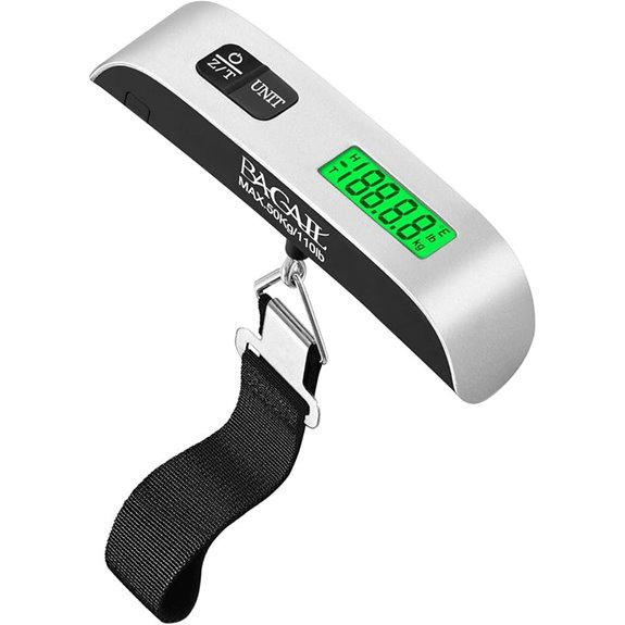 BAGAIL Digital Luggage Scale with Backlit LCD