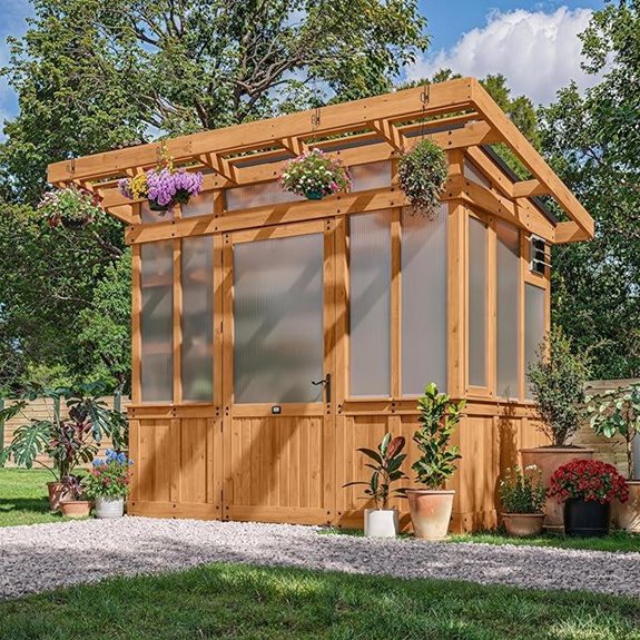Backyard Discovery Poppy 9' x 6' Greenhouse Kit