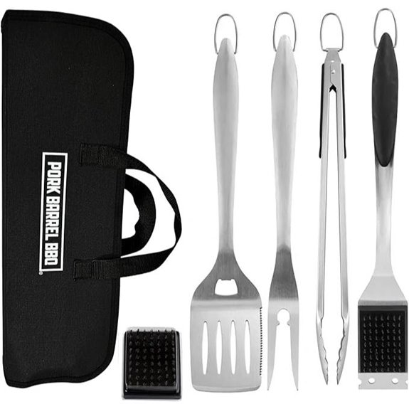 Pork Barrel BBQ Grill Tool Set and Accessories