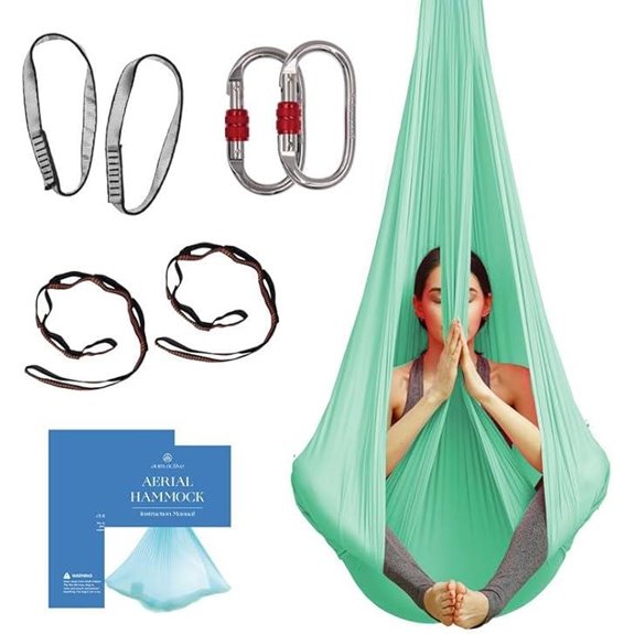 Aerial Silk Yoga Hammock & Swing Starter Kit