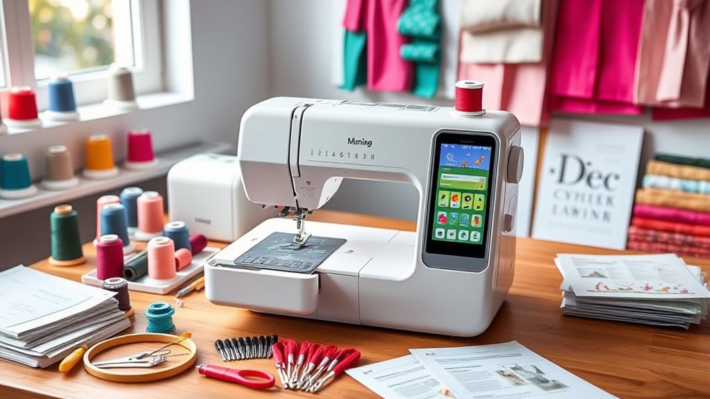 beginner friendly embroidery features
