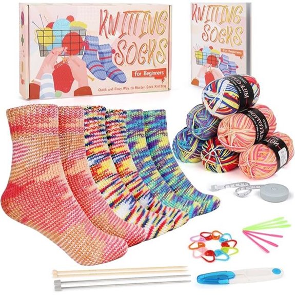 Katech Knitting Kit for Beginners with Needles and Instructions