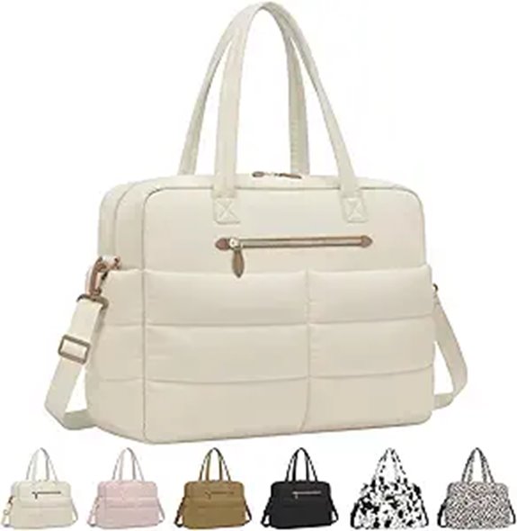 Travel Duffel Bag for Gym & Travel (Beige)