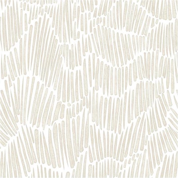 Beige Peel & Stick Striped Wallpaper for Walls