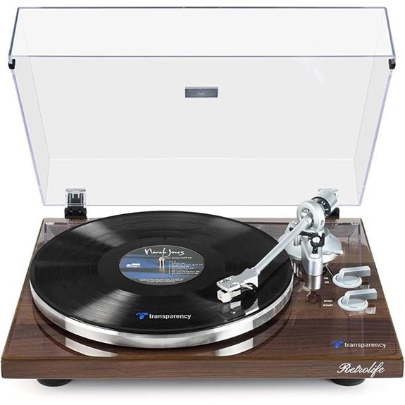 Turntables Belt-Drive Record Player with USB Recording
