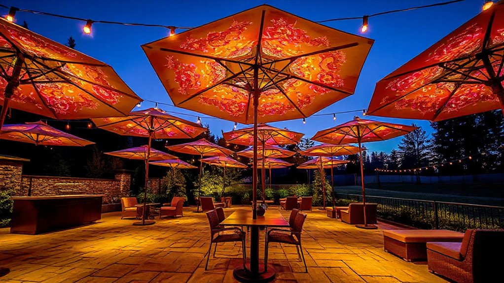 best patio umbrella lights