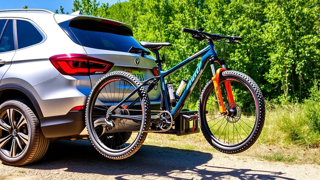 bike rack compatibility and security