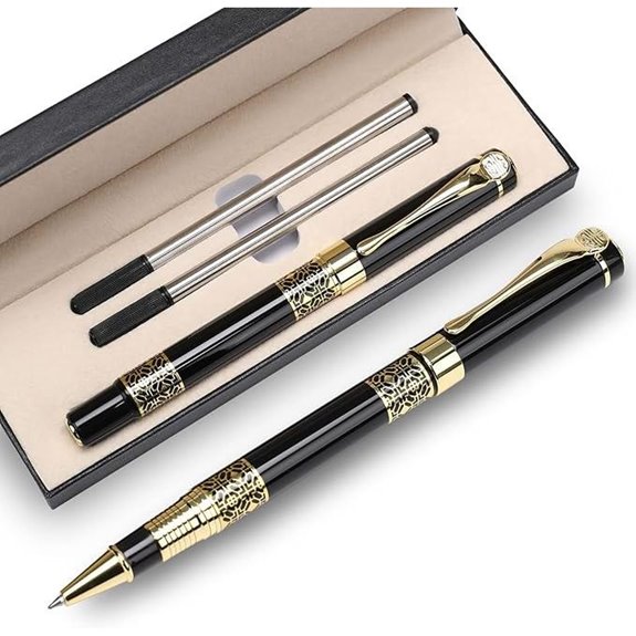 YIVONKA Black Ballpoint Pen Refill & Gift Set