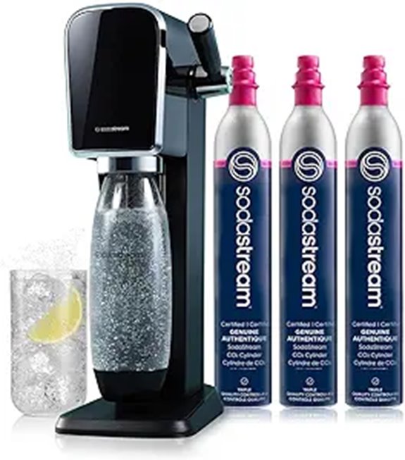SodaStream Art Sparkling Water Maker Bundle (Black)