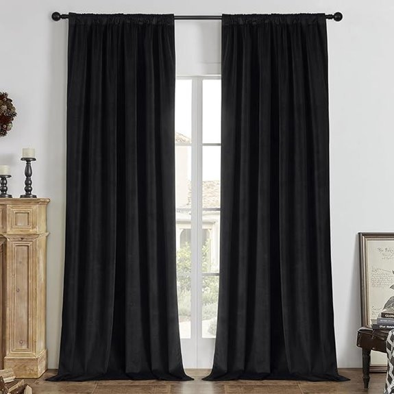 Joydeco Blackout Curtains 2 Panels 84 Inch