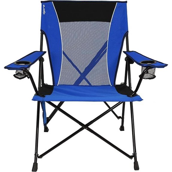 Kijaro Dual Lock Folding Camp Chair Maldives Blue