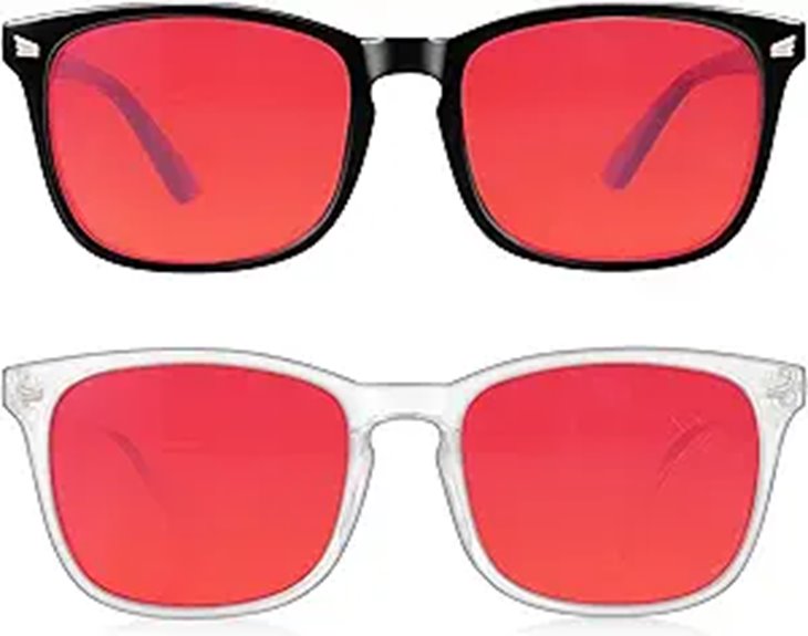Blue Light Blocking Sleep Glasses (2 Pack)