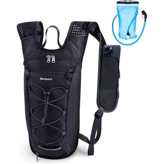 Blue Quartz Hydration Backpack with Water Bladder