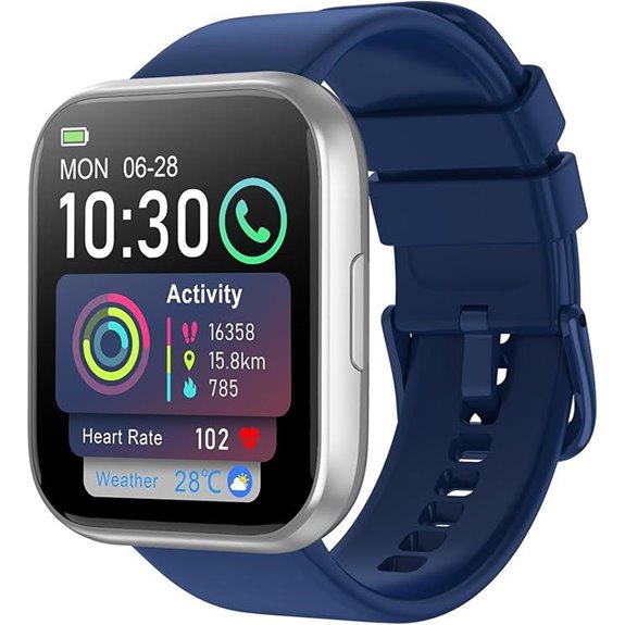 HD Smart Watch with Bluetooth Calls & Heart Rate