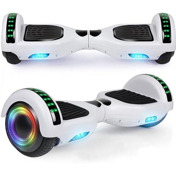 bluetooth hoverboard with led