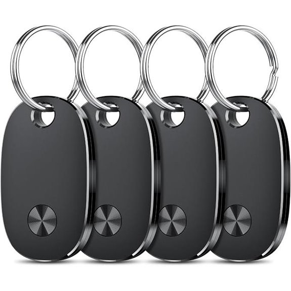 weTag Pro Bluetooth Tracker 4-Pack for Keys and Luggage