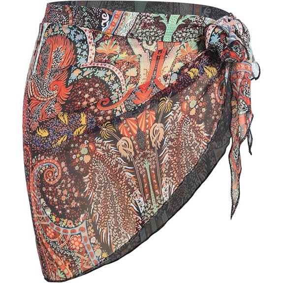 ZAFUL Boho Beach Cover-Up Sarong for Women