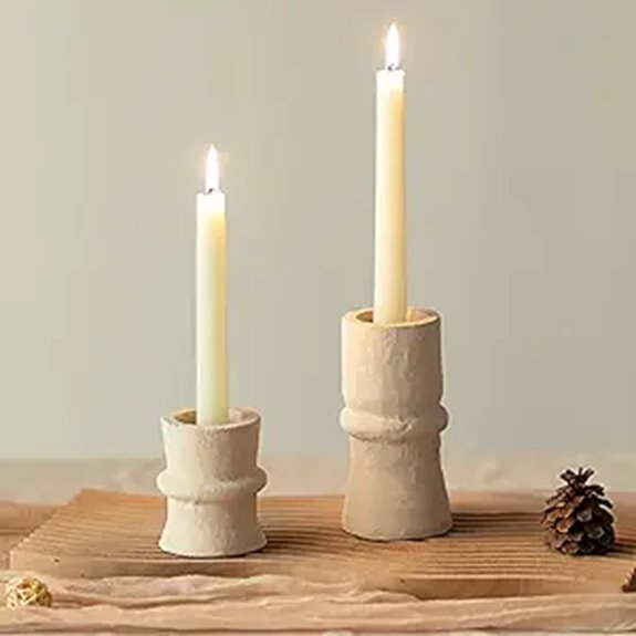 Romadedi Boho Candle Holders for Living Room Decor