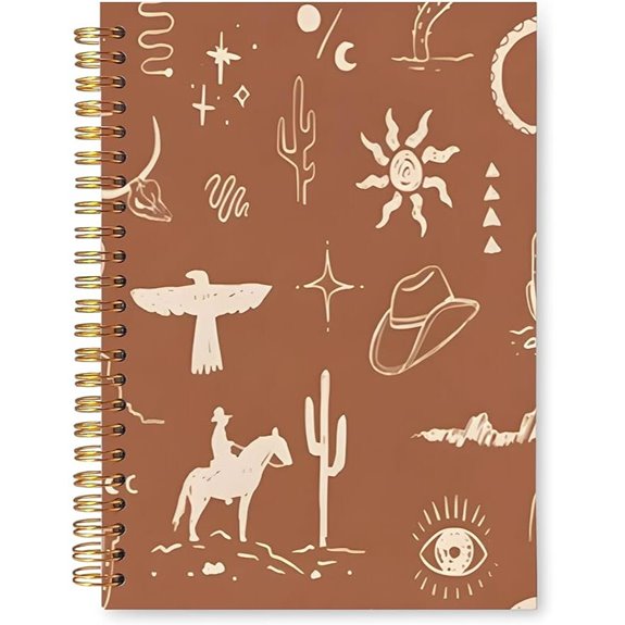 Boho Desert Western Notebook Journal for Note Taking